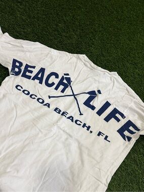 US Vintage Beach Life Tshirt - Cocoa Beach FL